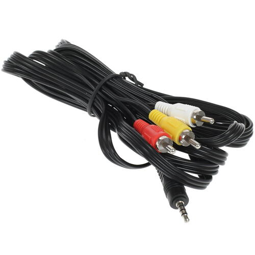 Купить Кабель   Aceline 3.5 mm jack - RCA x3 черный  1380018. Характеристики, отзывы и цены в Донецке
