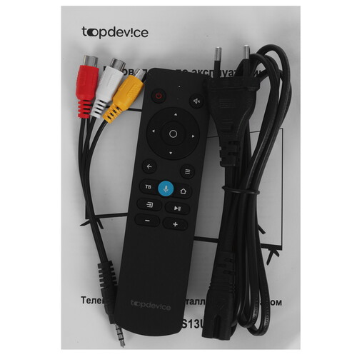 Купить 43" (109 см) Телевизор Topdevice  TDTV43ES13U_BK черный  9299201. Характеристики, отзывы и цены в Донецке