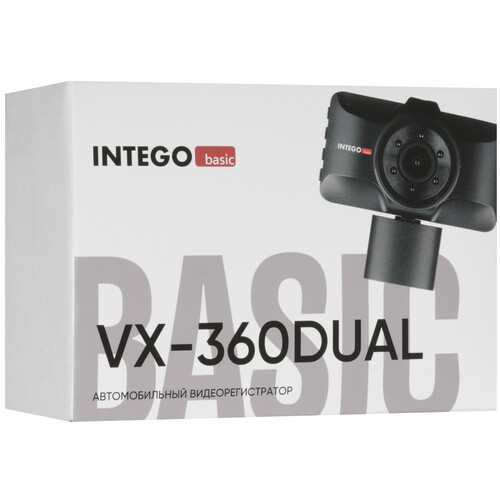 Купить Видеорегистратор Intego Basic VX-360DUAL + салонная камера  9290755. Характеристики, отзывы и цены в Донецке