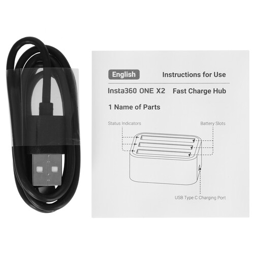 Купить Зарядное устройство Insta360 Fast Charging Hub  9904609. Характеристики, отзывы и цены в Донецке