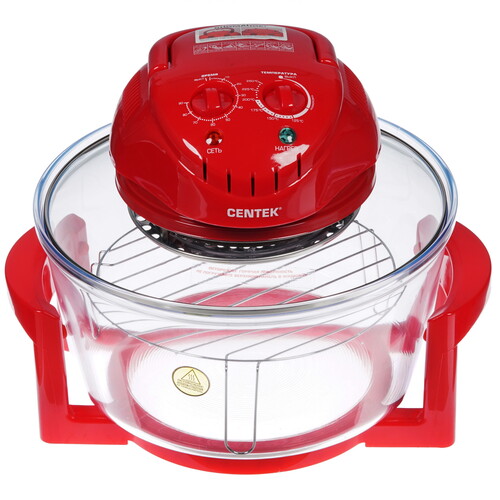Купить Аэрогриль Centek Ct-1456 красный  1632480. Характеристики, отзывы и цены в Донецке