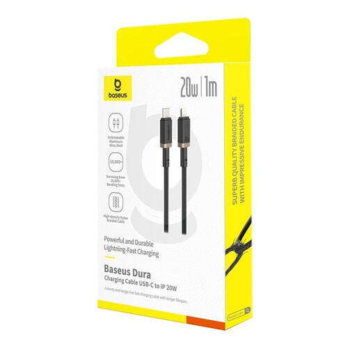 Купить Кабель круглый Baseus Lightning 8-pin - USB Type-C золотистый 1 м  5627486. Характеристики, отзывы и цены в Донецке