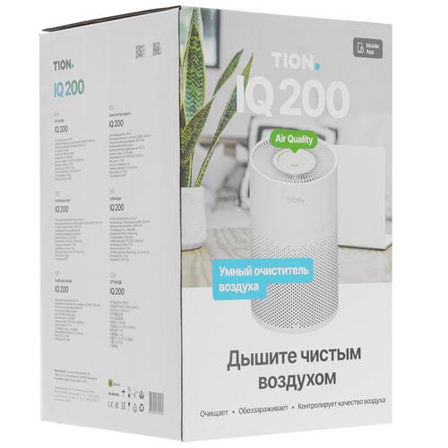 Купить Очиститель воздуха TION IQ 200 белый  9002334. Характеристики, отзывы и цены в Донецке