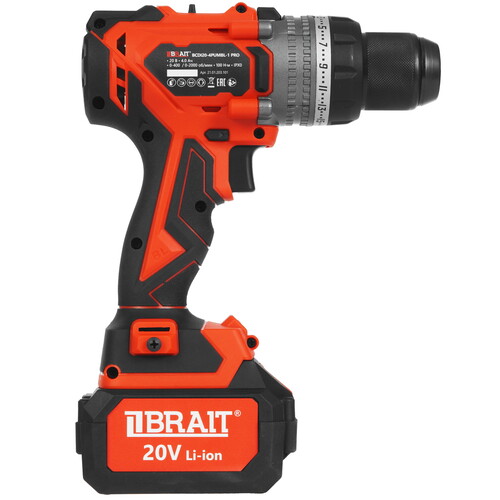 Купить Дрель-шуруповерт BRAIT BCDI20-4PUMBL-1 PRO  9230662. Характеристики, отзывы и цены в Донецке