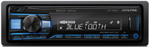 Купить Автопроигрыватель Alpine UTE-200BT  1394048. Характеристики, отзывы и цены в Донецке