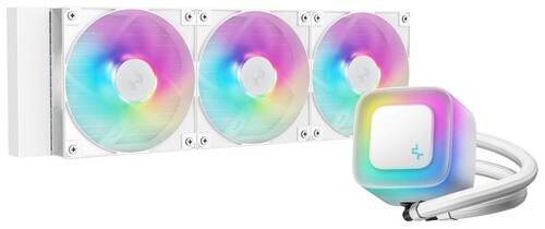 Купить Система охлаждения DEEPCOOL LE360 WH V2  белая  5619661. Характеристики, отзывы и цены в Донецке