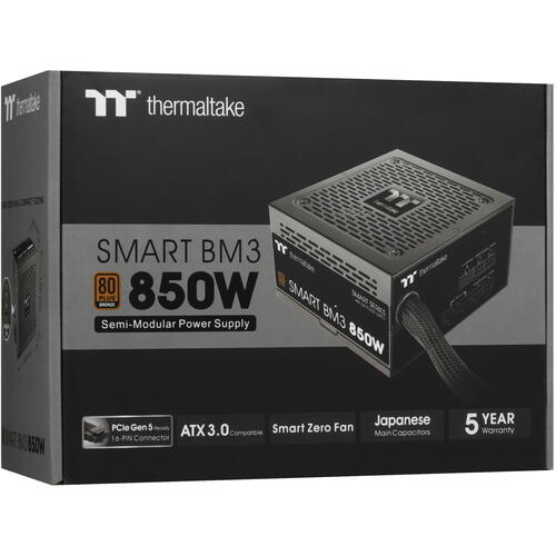 Купить Блок питания Thermaltake Smart BM3 850W - TT Premium Edition  5431679. Характеристики, отзывы и цены в Донецке