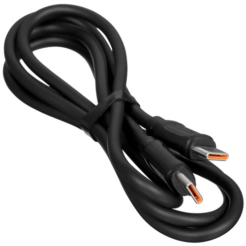 Купить Кабель круглый Hoco USB Type-C - USB Type-C черный 1 м  5635394. Характеристики, отзывы и цены в Донецке