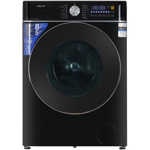 Купить Стирально-сушильная машина DEXP WD-F814DMG/GBSI черный  5427742. Характеристики, отзывы и цены в Донецке