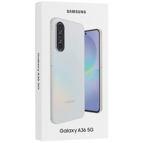 Купить 6.7" Смартфон Samsung Galaxy A36 256 ГБ белый  5620510. Характеристики, отзывы и цены в Донецке
