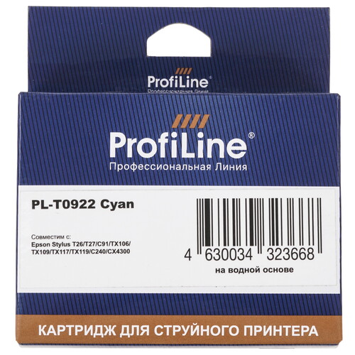 Купить Картридж ProfiLine PL-T0922 голубой  9128925. Характеристики, отзывы и цены в Донецке