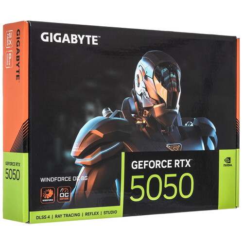 Купить Видеокарта GIGABYTE GeForce RTX 5050 WINDFORCE OC  5633567. Характеристики, отзывы и цены в Донецке