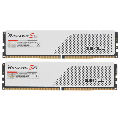 Купить Оперативная память G.Skill Ripjaws S5 [F5-5600J3036D16GX2-RS5W] 32 ГБ  5031222. Характеристики, отзывы и цены в Донецке
