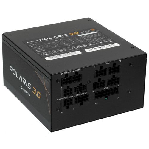 Купить Блок питания Chieftec Polaris 3.0 850W [PPS-850FC-A3] черный  5094943. Характеристики, отзывы и цены в Донецке