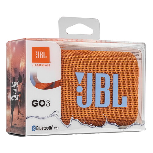 Купить Портативная колонка JBL GO 3, оранжевый  5463791. Характеристики, отзывы и цены в Донецке