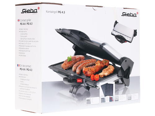 Купить Гриль Steba PG 4.4 серебристый  1040239. Характеристики, отзывы и цены в Донецке