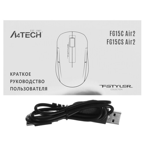 Купить Мышь беспроводная A4Tech Fstyler FG15CS Air2  5605439. Характеристики, отзывы и цены в Донецке