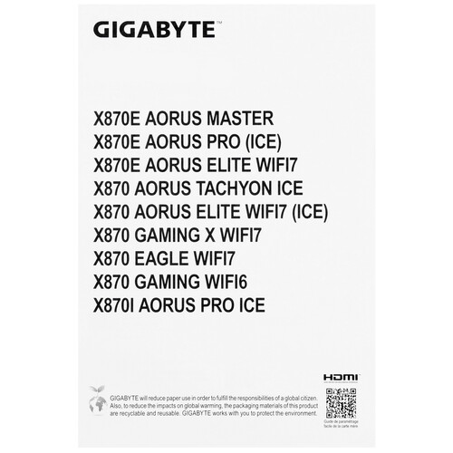 Купить Материнская плата GIGABYTE X870E AORUS PRO  5492056. Характеристики, отзывы и цены в Донецке