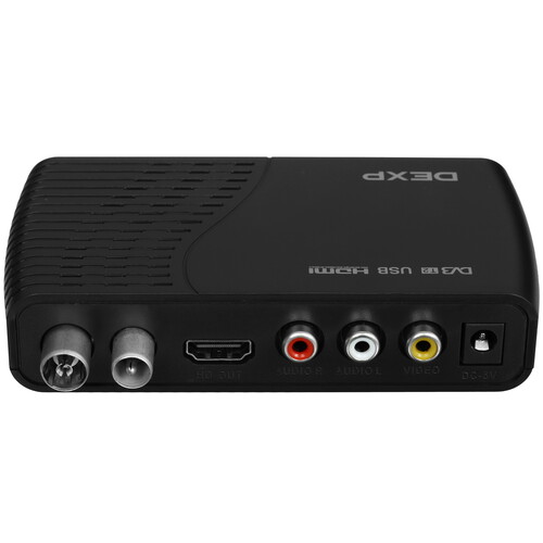 Купить Приставка для цифрового ТВ DEXP HD 8000P черный  5610357. Характеристики, отзывы и цены в Донецке