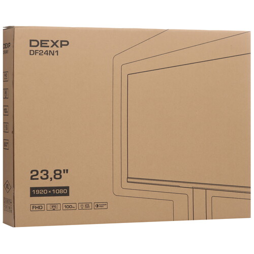Купить 23.8" Монитор DEXP DF24N1 черный  5447667. Характеристики, отзывы и цены в Донецке