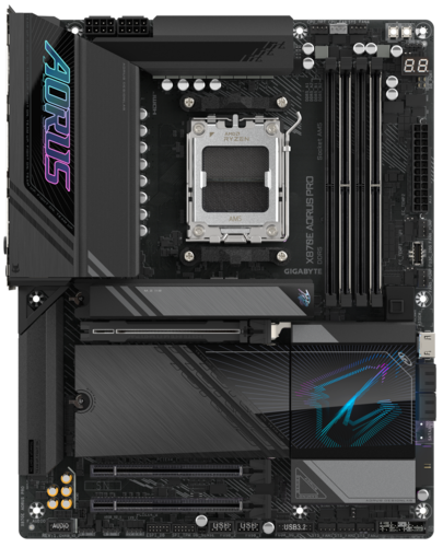 Купить Материнская плата GIGABYTE X870E AORUS PRO  5492056. Характеристики, отзывы и цены в Донецке