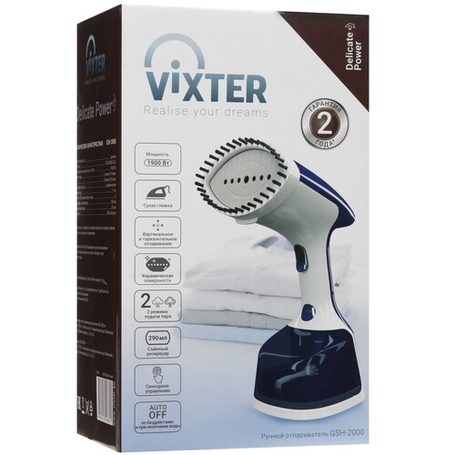 Купить Отпариватель VIXTER GSH-2000 синий  9055070. Характеристики, отзывы и цены в Донецке