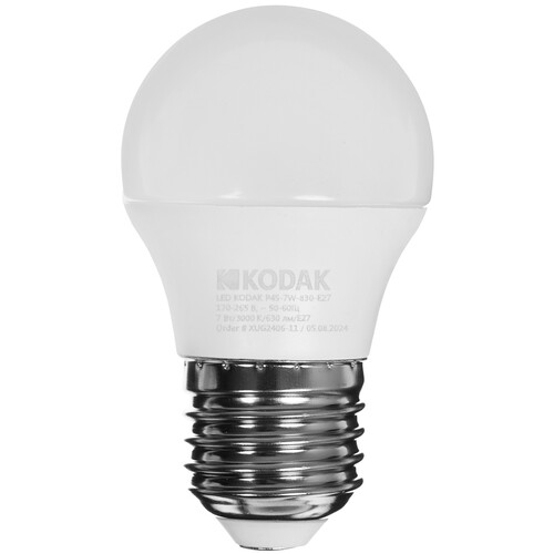 Купить Комплект светодиодных ламп Kodak P45-7W-830-E27  9305928. Характеристики, отзывы и цены в Донецке