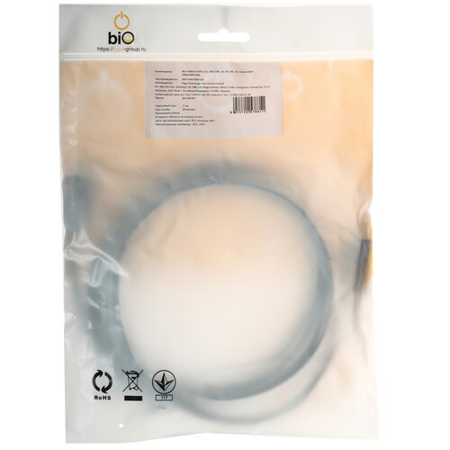 Купить Кабель  Bion HDMI - HDMI, 3 м  5612906. Характеристики, отзывы и цены в Донецке