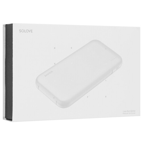 Купить Портативный аккумулятор SOLOVE W7 белый  5479958. Характеристики, отзывы и цены в Донецке