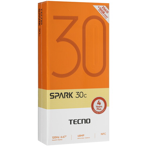 Купить 6.67" Смартфон Tecno SPARK 30C 256 ГБ серый  5621576. Характеристики, отзывы и цены в Донецке