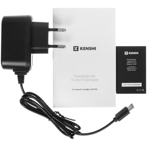 Купить Сотовый телефон KENSHI SF242 красный  9087754. Характеристики, отзывы и цены в Донецке