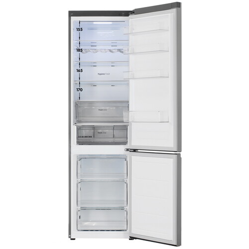 Купить Холодильник с морозильником   LG GC-B509FNMW серебристый  5451474. Характеристики, отзывы и цены в Донецке