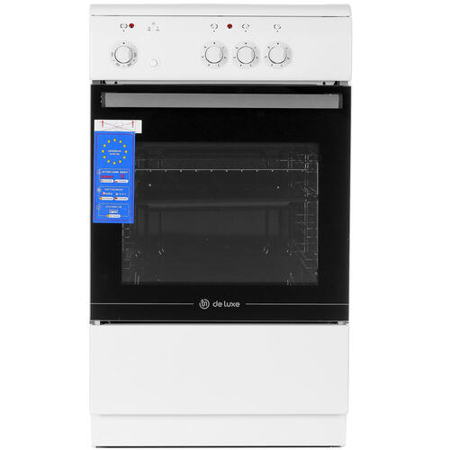 Купить Электрическая плита De Luxe 506003.03эс-030 белый  4817518. Характеристики, отзывы и цены в Донецке