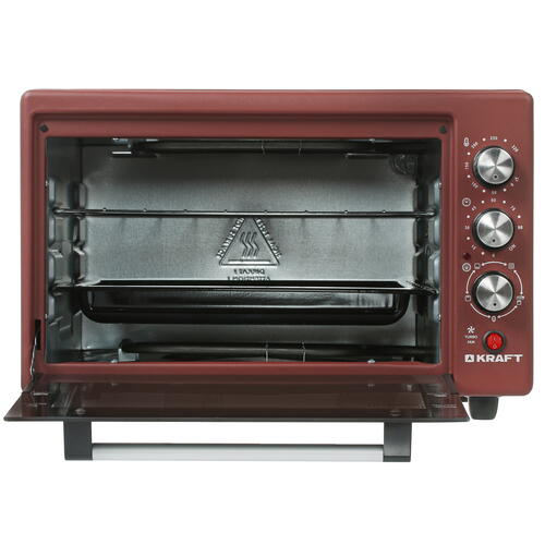 Купить Мини-печь Kraft KF-MO 3804 RKR красный  8187733. Характеристики, отзывы и цены в Донецке