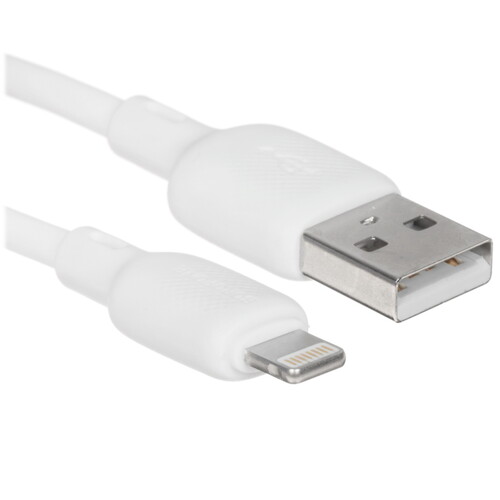 Купить Кабель круглый Borofone Lightning 8-pin - USB 2.0 Type-A белый 1 м  9244380. Характеристики, отзывы и цены в Донецке