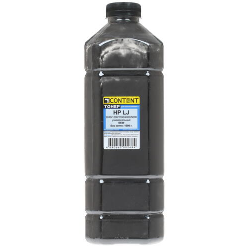 Купить Тонер Content для HP LJ 1010/1200/1160/4000/5000 черный  1268718. Характеристики, отзывы и цены в Донецке