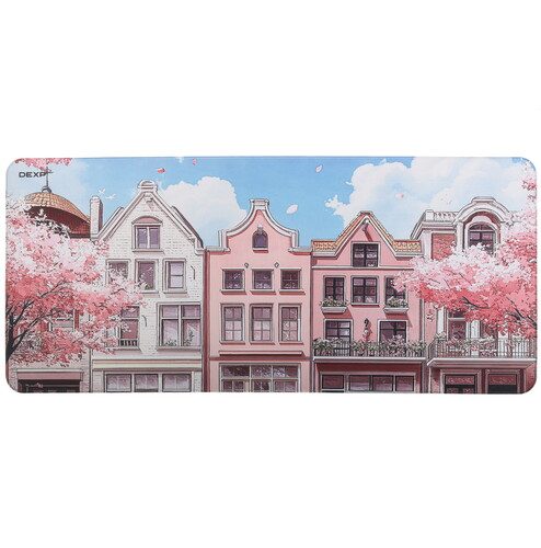 Купить Коврик DEXP OM-CARTOON-CITIES-XL (XL) розовый  9289567. Характеристики, отзывы и цены в Донецке