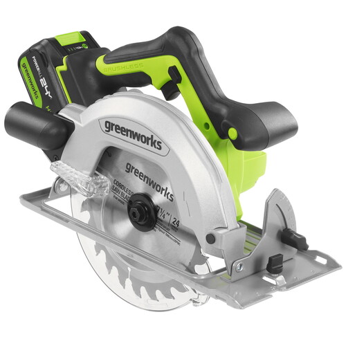 Купить Пила дисковая GreenWorks GD24CS  9305477. Характеристики, отзывы и цены в Донецке