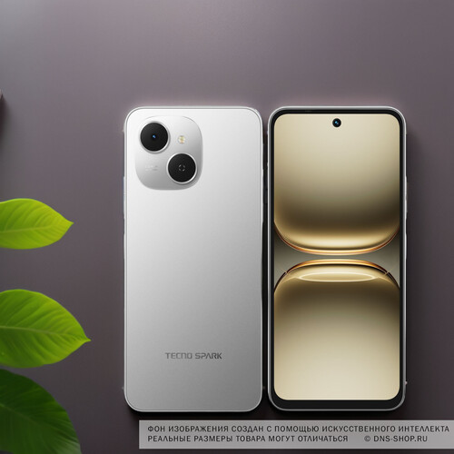 Купить 6.67" Смартфон Tecno SPARK 40C 128 ГБ серый  5633001. Характеристики, отзывы и цены в Донецке