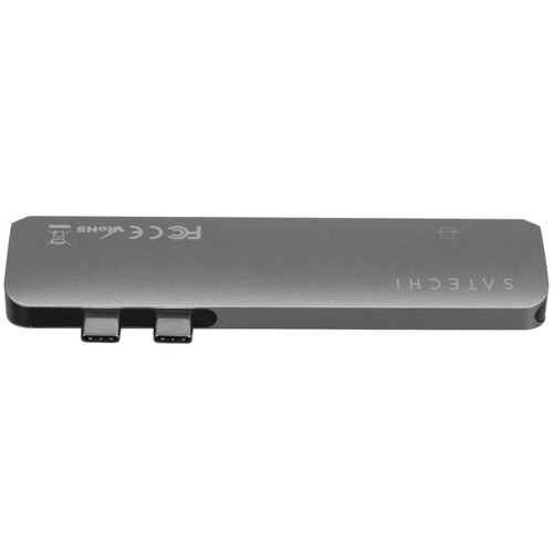 Купить Док-станция Satechi Aluminum Type-C Pro Hub Adapter серый  9073227. Характеристики, отзывы и цены в Донецке
