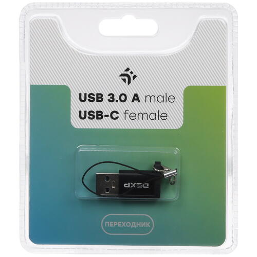 Купить Переходник DEXP USB 3.2 Gen 1 Type-A - USB 3.2 Gen 1 Type-C  5421471. Характеристики, отзывы и цены в Донецке