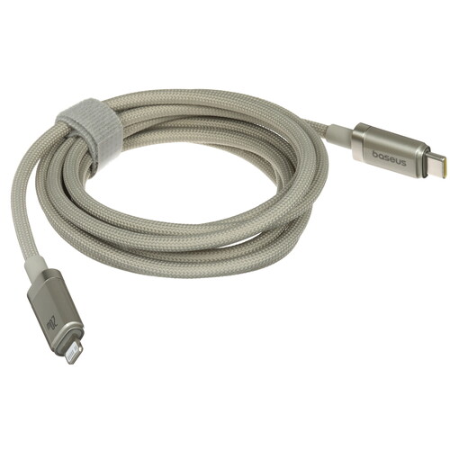 Купить Кабель круглый Baseus Lightning 8-pin - USB Type-C бежевый 2 м  5627708. Характеристики, отзывы и цены в Донецке