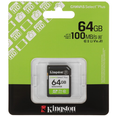 Купить Карта памяти Kingston SDXC 64 ГБ [SDS3/64GB]  5634474. Характеристики, отзывы и цены в Донецке