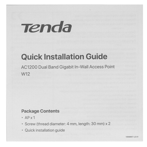 Купить Точка доступа Tenda W12  9225138. Характеристики, отзывы и цены в Донецке