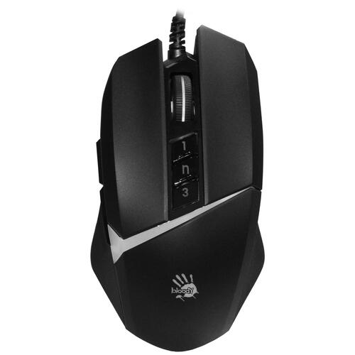 Купить Мышь проводная A4Tech Bloody W60 Max  черный  1698442. Характеристики, отзывы и цены в Донецке
