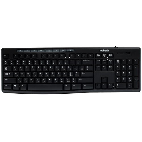 Купить Клавиатура+мышь  проводная  Logitech MK200 черный  5472002. Характеристики, отзывы и цены в Донецке