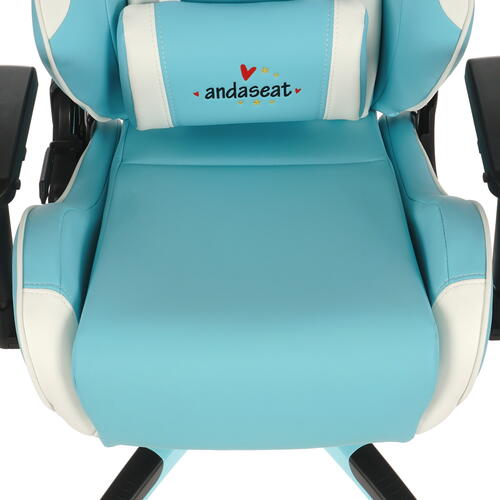 Купить Кресло игровое AndaSeat Soft Kitty голубой  5346327. Характеристики, отзывы и цены в Донецке