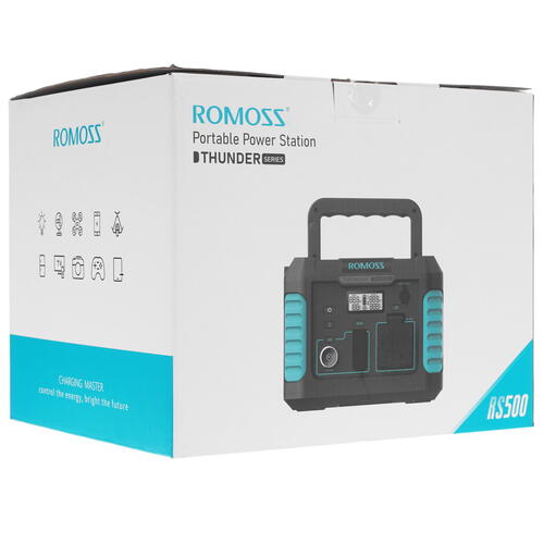 Купить Портативная зарядная станция Romoss RS500 черный  5407607. Характеристики, отзывы и цены в Донецке