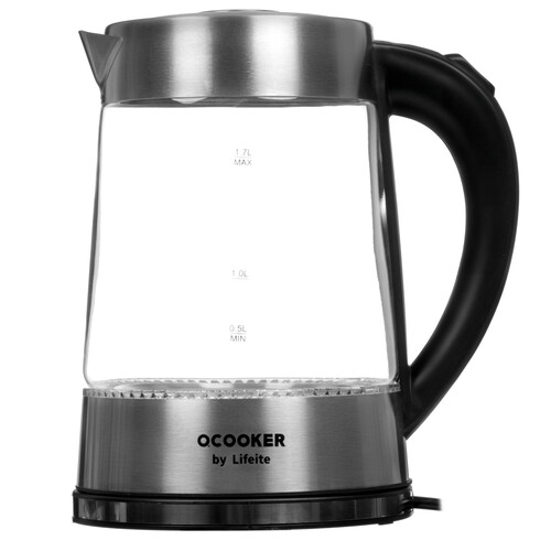 Купить Электрочайник Qcooker ZT-17XB17 серебристый  5491771. Характеристики, отзывы и цены в Донецке