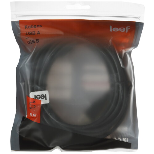 Купить Кабель Leaf USB 2.0 Type-A - USB 2.0 Type-B  5627408. Характеристики, отзывы и цены в Донецке